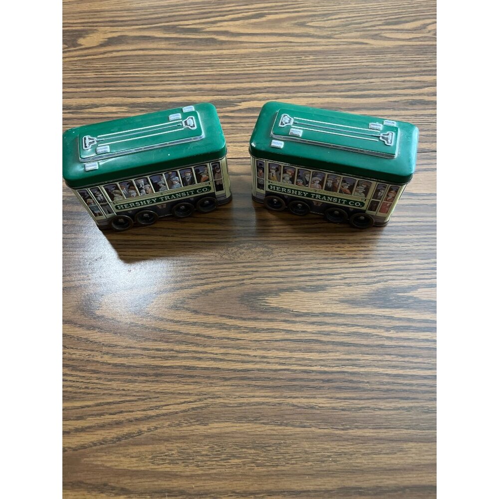 Hershey’s Vehicle Series Canister #3 Trolley set of two